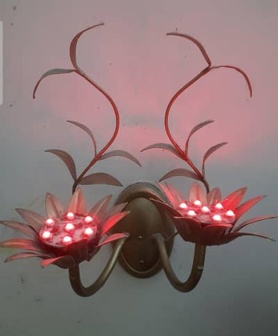 imported antique metal wall light