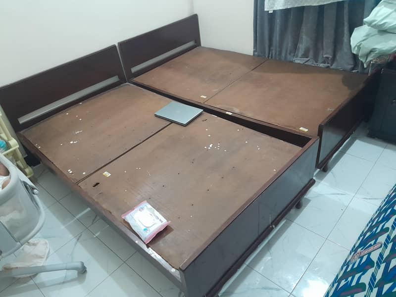 Single Bed Set Sheesham 1