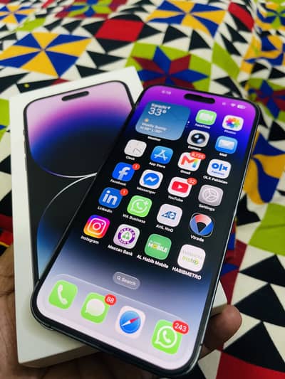 Iphone 14 Pro Max PTA Approved 256gb