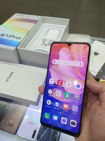 Vivo S1 Pro 8GB Ram 128 GB memory PTA approved. 0324=8193=502
