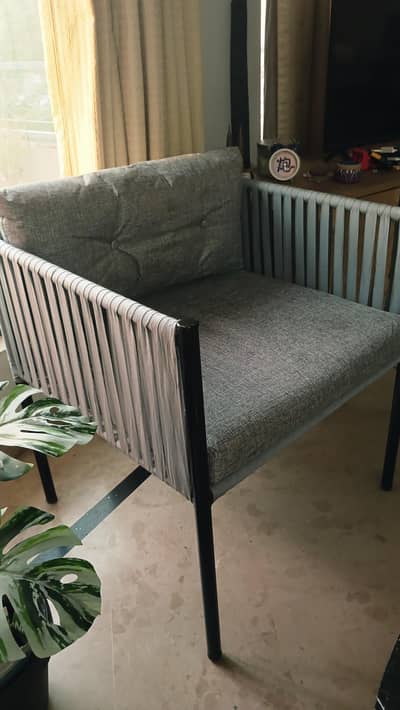 Beautiful Ribbon chairs steel frame