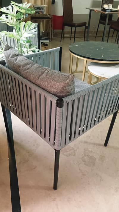 Beautiful Ribbon chairs steel frame