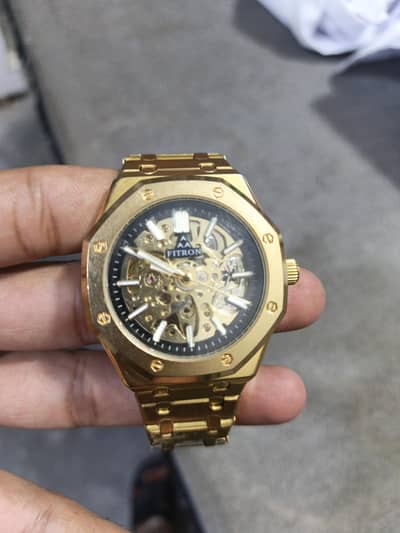 Fitton sceleton watch