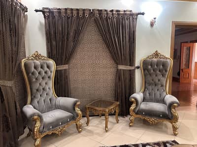 High Back Sofa Chairs Set