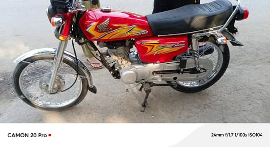 Honda 125 model 2021 Bio matric on the spot all Punjab   03270344219