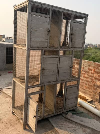 huge size cage mazbot lakri ka ha