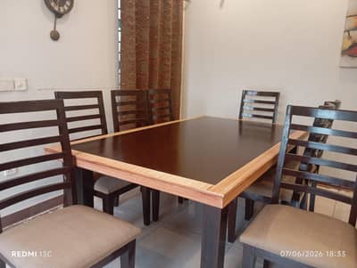Dinning Table with 8 Chairs