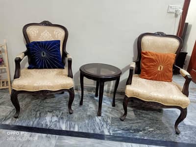 coffee chairs and table chinioti style pure wood