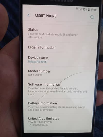 Samsung Mobile A5