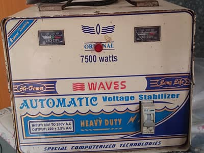 voltage stablizer 7500w