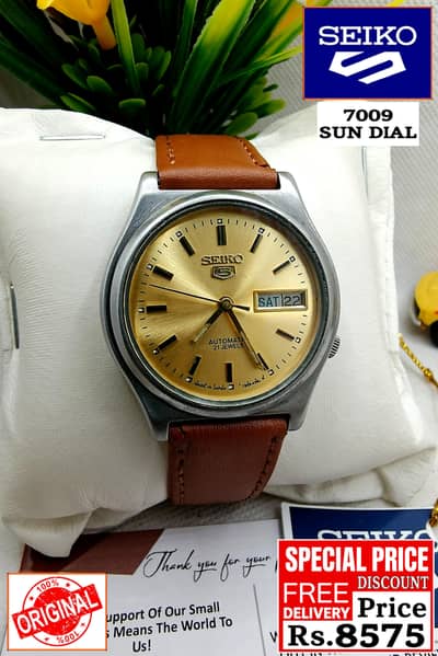 Seiko 5 Citizen Orient Automatic Pre-Owned watch Japan 03161737353
