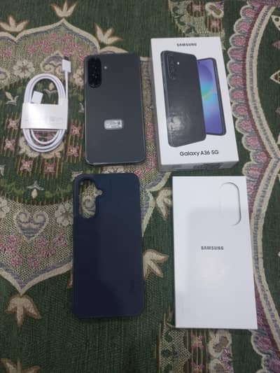 Samsung Galaxy A36 "5G"with Box,1 year warranty,Cable original,cover