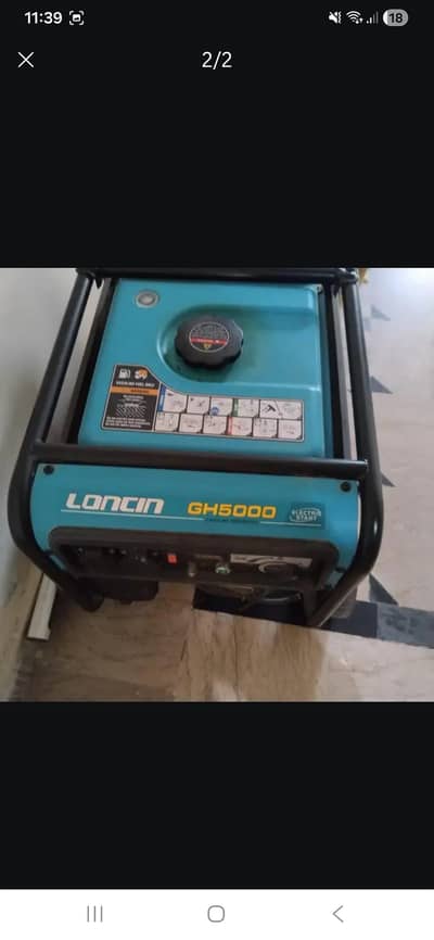 Slightly used generator just like new urgent sale