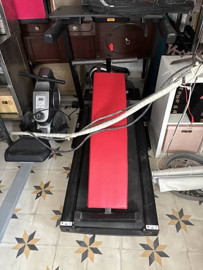 GYM EQUIPMENT TREADMILL ROWING MACHINE TRAMPOLINE