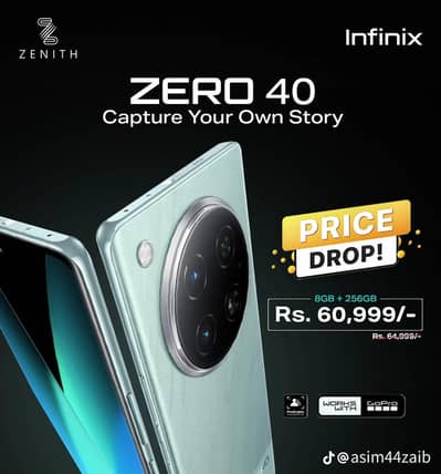 Infinix Zero 40 Mobile for Sale - Good Condition