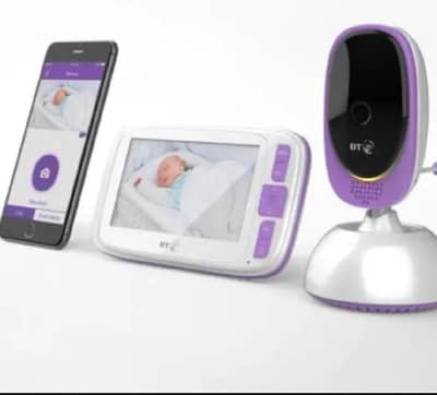 BT Smart Baby Monitor with 5" Colour Screen rechargeable  + mobile app