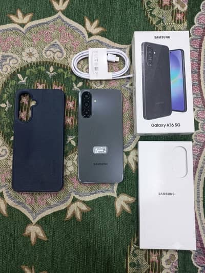 Samsung Galaxy A36 "5G"with Box,1 year warranty,Cable original,cover