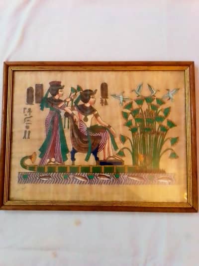 Papairus Egyptian painting (Imported)