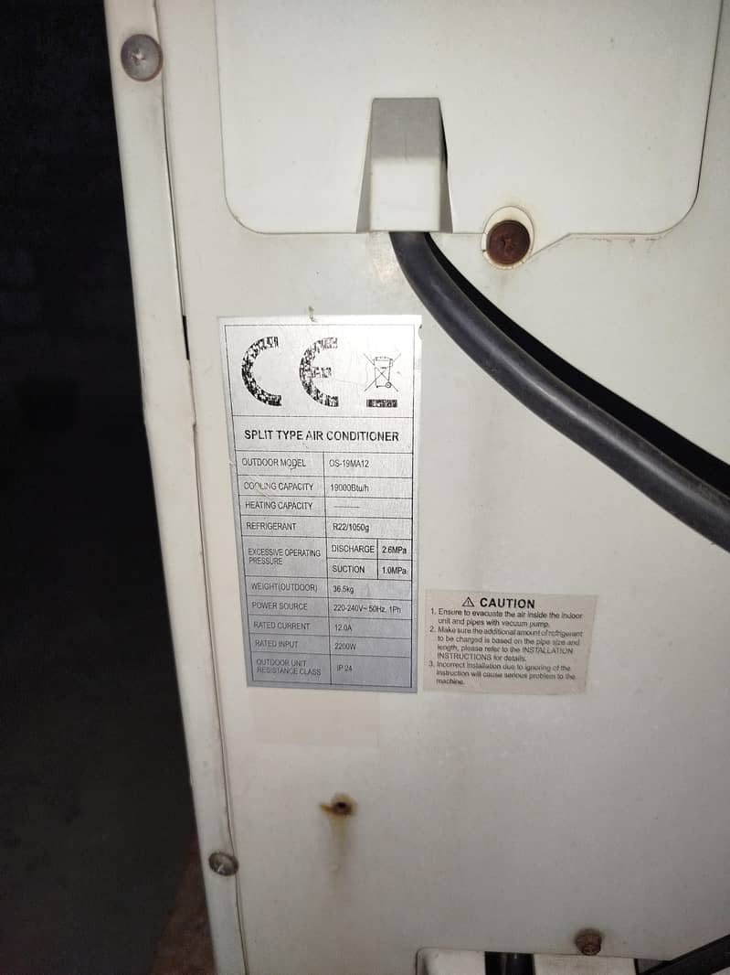 Orient split AC 1.5 ton 0
