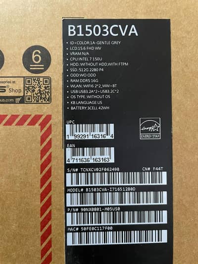 Asus Expert Book (Unused)