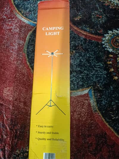 imported camping light only stand