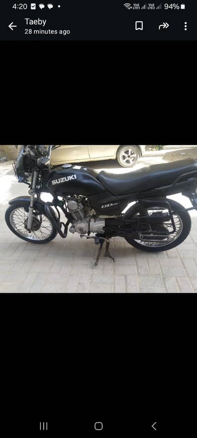 Rs 1,25 Lac . suzuki. DG110, modle. 2018.