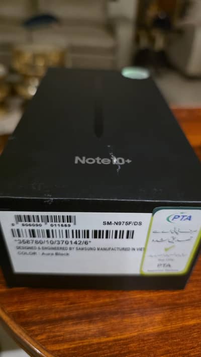 PTA  approved Samsung Note 10+ Plus 12/256GB