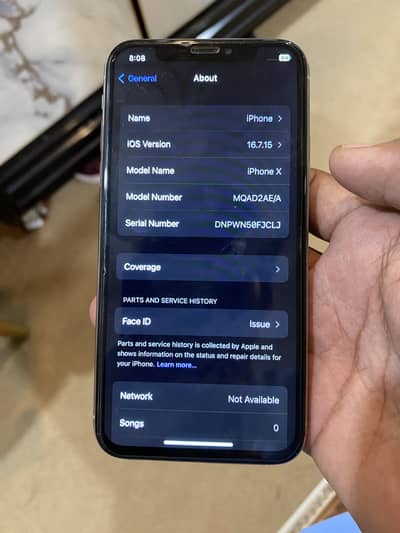Apple iPhone X Non Pta Factory Unlock 64GB 0/3/2/6/1/9/7/3//7/7/5
