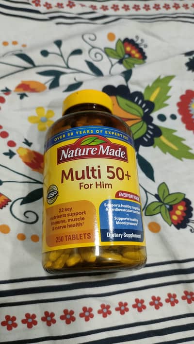 Nature made multi 50+ for him