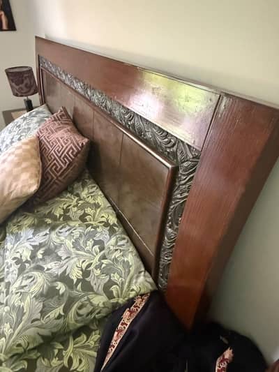Pure wood bed set