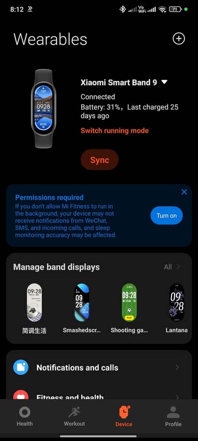 Xiaomi Brand9 smart watch