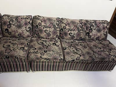 Sofa and curtains