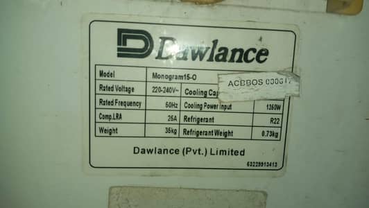 1 ton AC of dawlance