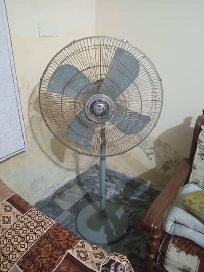 Diamond pedestal fan double baring