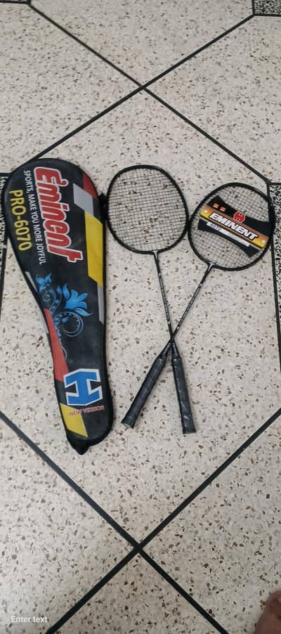 Eminent pro 6070 Badminton Racket set WhatsApp number 03084429722