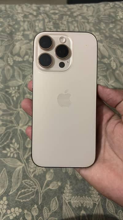 Apple iPhone 16 Pro with box cable under 4 5 months apple  warranty