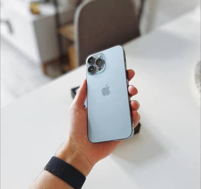 iPhone 13 Pro Max 256GB  Blue PTA l Approved Water Pack 88 health
