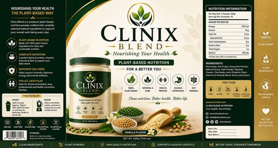 100% organic Protein powder.