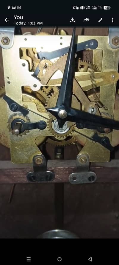 antique pec 1977 modal shingai china vintage clock