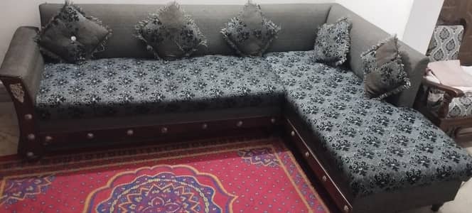 L shaped sofa