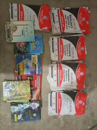 Sindh Board 11th class complete course (books, practical center notes)