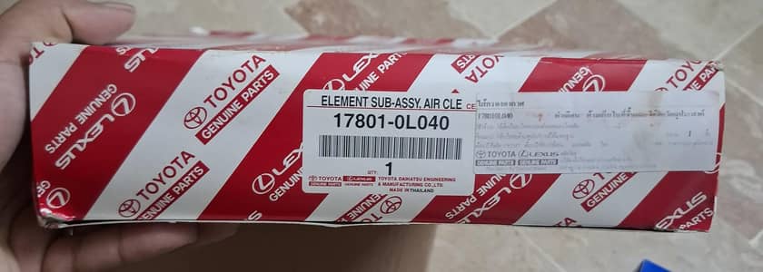 0l050, 0l040 ,30070 air filters and perkin oil filter 100% geniune