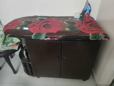 Wooden Iron Stand