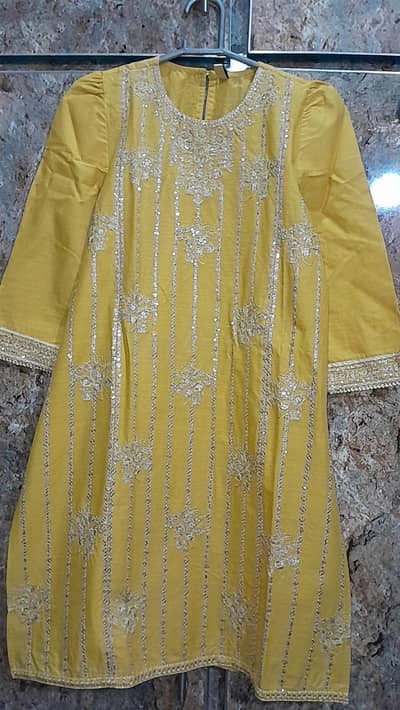 Lawn ready to wear dress