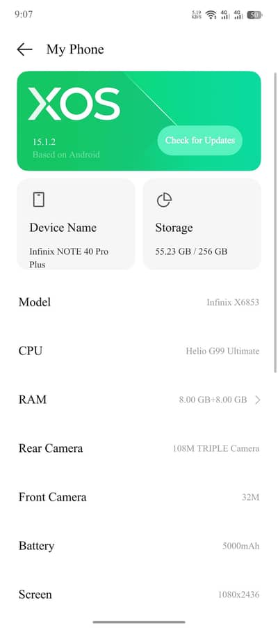 Infinix Note 40