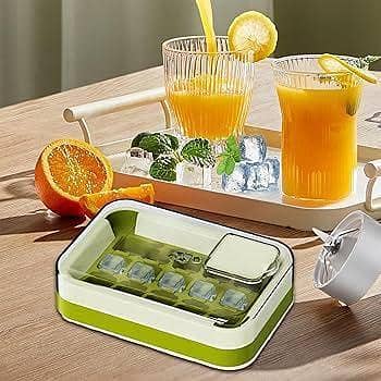 Ice Cube Maker with Cover Easy to Make 15 Ice Perfect for Home Parties Festivals