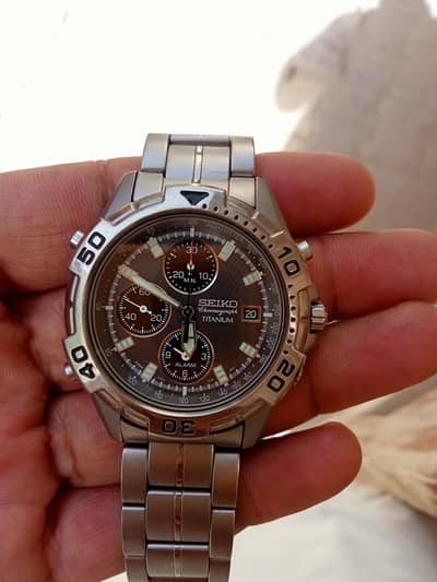 Seiko Chronograph Titanium watch