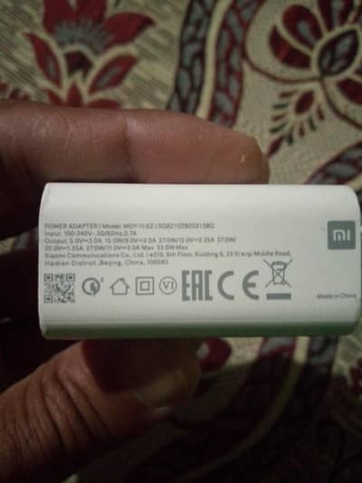 xiomi note note 10 orgnl box Wala charger 33 w8