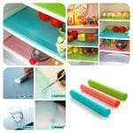 Refrigerator Mats Washable Shelf Liners Cabinet Liner Drawer Liners Cupboard Liners Fridge Mats Waterproof Anti Skid