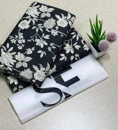 2 PCs printed lawn